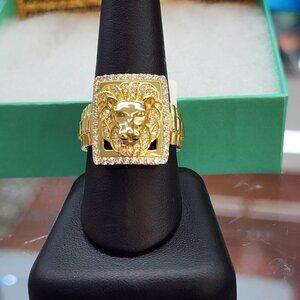 Sterling Silver 925 Lion Ring – King of the Jungle Statement Jewelry